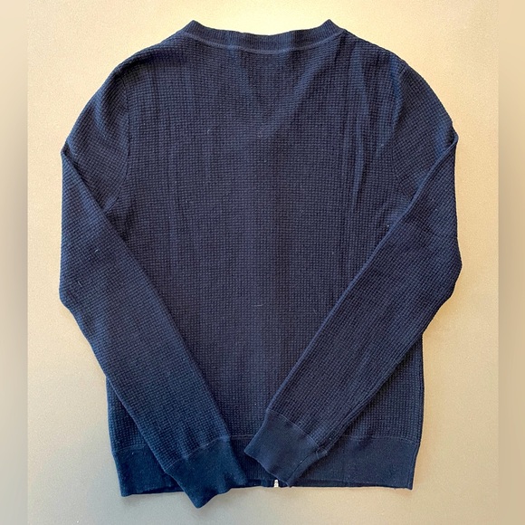 Sandro wool blend zipped sweater - Picture 2 of 3